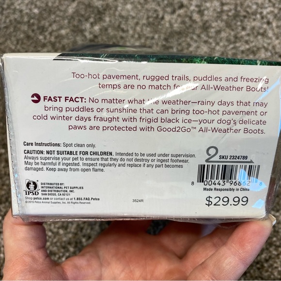 Good2Go Black Fleece-Lined All-Weather Dog Boots - Picture 5 of 6